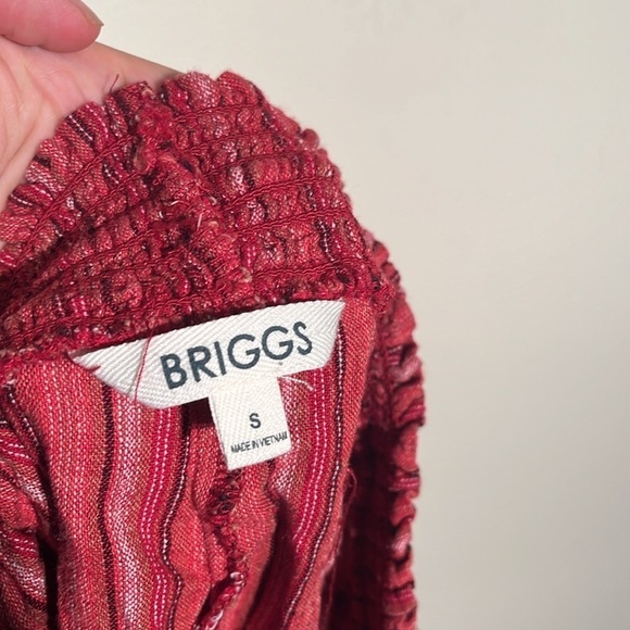 Briggs Linen Blend Striped Shorts - Picture 5 of 7